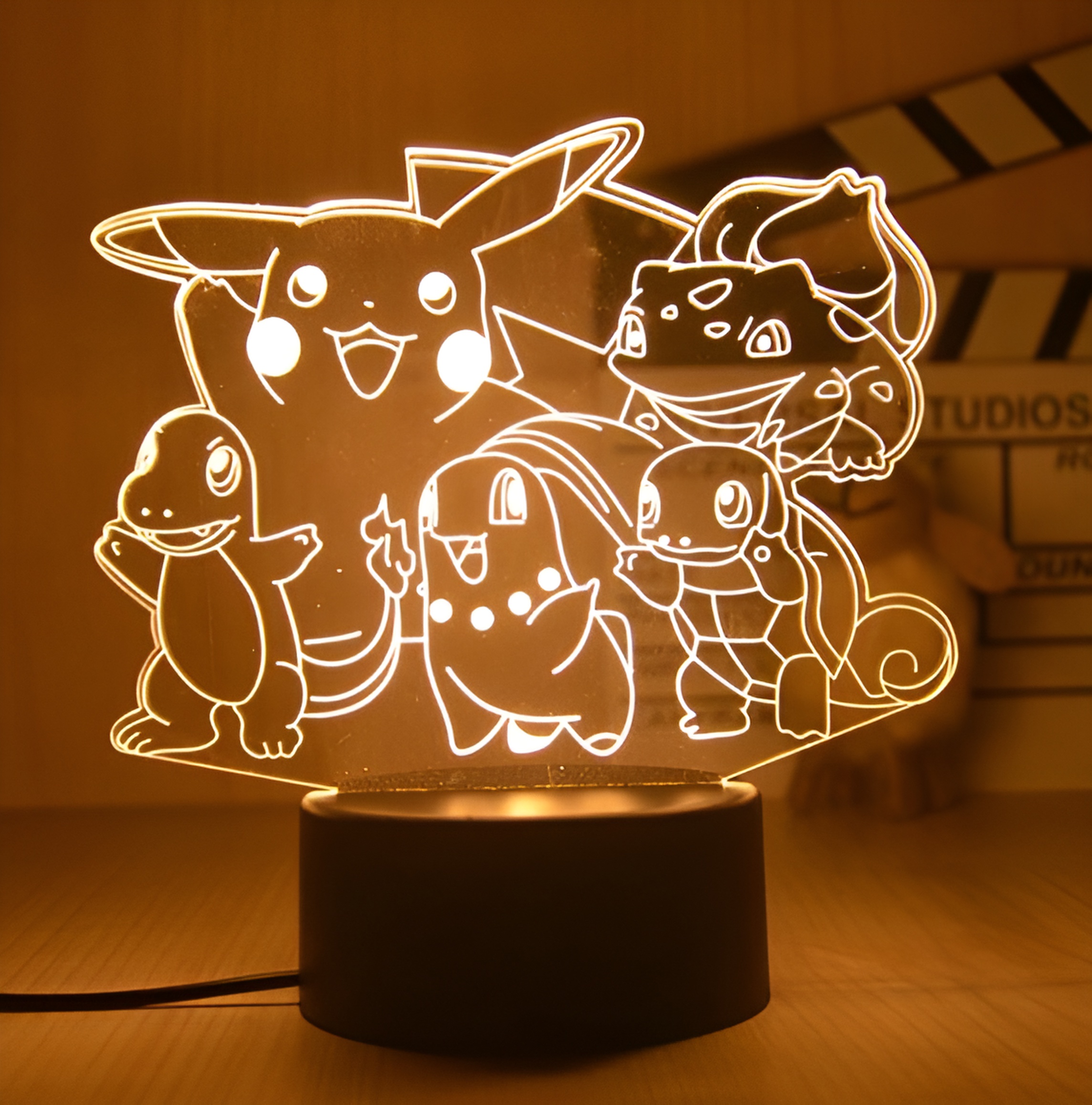 3D USB LED LÁMPA-POKÉMON